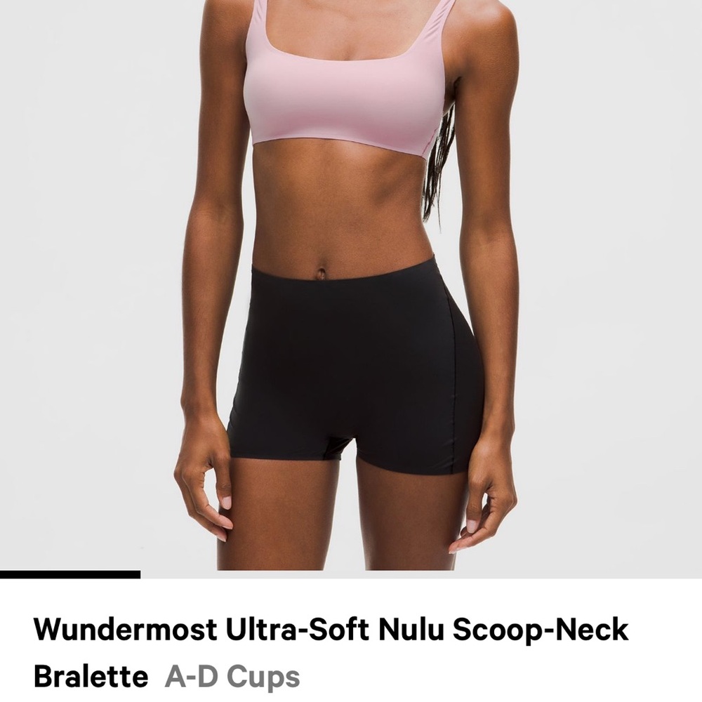 Lululemon wondermost Nulu Bralette, Light Purple, 8